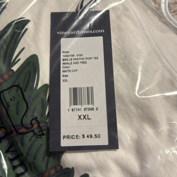 2 Men’s XXL long sleeve Vineyard Vines tees - Picture 6 of 6